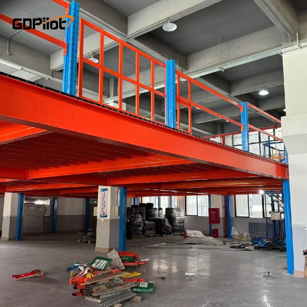 I-Beam Mezzanine Platform Heavy-Duty Structural Steel Warehouse Floor System